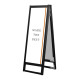 フラットオープンスタンド看板 A3縦縦(A1ハーフ)ロウ ブラック 両面 (BFOSK-A3TTLR) A3縦縦(A1ハーフ)ロウ ブラック 両面