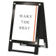 PSSK ポスター用スタンド看板 A3 ブラック/ブラック 両面 (BPSSK-A3TRB) A3 ブラック/ブラック 両面