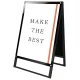 PSSK ポスター用スタンド看板 B1 ブラック/ブラック 両面 (BPSSK-B1RB) B1 ブラック/ブラック 両面