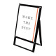 PSSK ポスター用スタンド看板 B2 ブラック/ブラック 片面 (BPSSK-B2KB) B2 ブラック/ブラック 片面