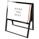 PSSK ポスター用スタンド看板 B2ヨコ ブラック/ブラック 両面 (BPSSK-B2YRB) B2ヨコ ブラック/ブラック 両面