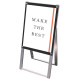 PSSK ポスター用スタンド看板 A2 ブラック/シルバー 片面 (PSSK-A2KB) A2 ブラック/シルバー 片面