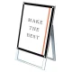 PSSK ポスター用スタンド看板 B2 ブラック/シルバー 片面 (PSSK-B2KB) B2 ブラック/シルバー 片面