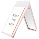 パンフレットケース付 ポスター用スタンド看板 マグネジ A1(ロータイプ) ホワイト 両面 (PSSKMNP-A1LRW) A1(ロータイプ) ホワイト 両面