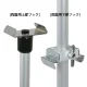 クイックロックサインQS(2本脚) QW-120 1200mm 両面 (A1621***)