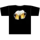 フルカラーTシャツ ビールイラスト サイズ:S (22744) S