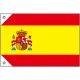 販促用国旗 スペイン サイズ:ミニ (23655) ミニ