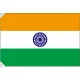 販促用国旗 インド サイズ:小 (23677) 小