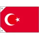 販促用国旗 トルコ サイズ:ミニ (23682) ミニ
