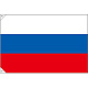 販促用国旗 ロシア サイズ:小 (23686)