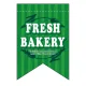 変形タペストリー FRESH BAKERY（リボンカット） カラー:緑 (5865) 緑
