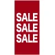 フルカラー店頭幕(懸垂幕) SALE SALE SALE 素材:ポンジ (69549) ポンジ