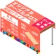 オリジナルテーブルクロス(カバー) 一般会議用テーブル用( カバー止め 4個(1P)付) 前掛け型(奥行45/60cm兼用) ※防炎なし 前掛け型(奥行45/60cm兼用) ※防炎なし