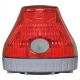 携帯型LED回転灯 ニコPOT カラー:赤 (VL08B-003DR) 赤