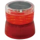 ソーラーLED回転灯 ニコソーラー 105Φ 赤 電池:バッテリー 規格:2点留 (VM10S-BR) バッテリー 2点留
