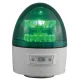 電池式LED回転灯 ニコカプセル Φ118 緑 点灯方式:手動 (VL11B-003AG) 手動