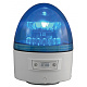 電池式LED回転灯 ニコカプセル Φ118 青 点灯方式:手動 (VL11B-003AB) 手動