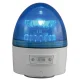 電池式LED回転灯 ニコカプセル Φ118 青 点灯方式:手動 (VL11B-003AB) 手動