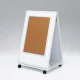 ポスタースタンド 2393 屋内用 両面 ホワイト B2 (2393-W-B2) ホワイト B2