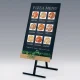 マーカースタンド アルモード 2616 屋内用 グリーン装飾付き 450×750 (2616-K-450x750) 450×750