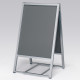 ポスタースタンド2813 屋外用 両面 シルバー B2 (2813-C-B2) 両面 シルバー B2