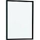 ポスターパネル 345 スリム 4辺開閉式 屋内用 角型 ブラック B1 (345-B1-K) ブラック B1