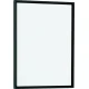 ポスターパネル 345 スリム 4辺開閉式 屋内用 角型 ブラック B1 (345-B1-K) ブラック B1