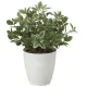 光触媒 人工観葉植物 造花 ミニリーフL (高さ36cm) (2268A50) ミニリーフL36cm