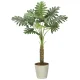 光触媒 人工観葉植物 造花 セローム1.25 (高さ125cm) (2341A170) 125cm