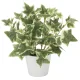 光触媒 人工観葉植物 造花 斑入りアイビ― (高さ23cm) (834K30) 班入り