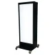 電飾アルミスタンド看板 K-3002 全高1070 ブラック (K-3002-B) ブラック