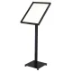 メニュースタンド　MT-A3 全高1050 ブラック (MT-A3-B) ブラック