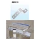 ソーラールミT3用 標識用取付金具 (平リブ用) 2本/1セット (KSL-T3-K2) 平リブ用(通常品)