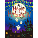 【2025年秋商品】バックスクリーンシート ブルーハロウィン(No179-0702)