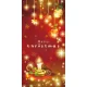 【2026年冬】タペストリー(防炎) クリスマスキャンドル (No.044149) クリスマスキャンドル