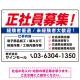 正社員募集 掲載情報多めデザイン 求人募集用 オリジナル プレート看板 W450×H300 エコユニボード (SP-SMD646-45x30U) W450×H300 エコユニボード