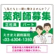 薬剤師募集 男女イラスト付デザイン オリジナル プレート看板 グリーン W600×H450 エコユニボード (SP-SMD658C-60x45U) グリーン W600×H450 エコユニボード