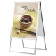 ポスターグリップスタンド看板 屋内用 B1 両面 シルバー (PGSK-B1RS) B1 シルバー 両面