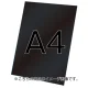 バリウススタンド看板オプション ブラックボード3mm サイズ:A4 (VASKOP-BBA4) ブラックボード A4 (VASKOP-BBA4) ブラックボード A4