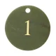 クローク札 CP-61 (札のみ) グリーン 1～10 No.1～10
