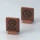 T型禁煙席 両面 SI-68W ウォルナット 禁煙マーク＋禁煙席 禁煙マーク＋禁煙席