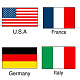 国旗シール Italy (22-2503*)