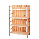 システムシェルフOLD スノコ付 4段 ブラック ブラック
