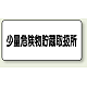 危険物標識 少量危険物貯蔵取扱所横 300×600 鉄板 (319-12)