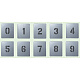 吹付け用プレート 数字 0-9（10枚1組） 350×300 (349-06A)