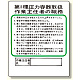 作業主任者職務板 第1種圧力容器取扱 (356-12)