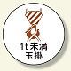 作業管理関係ステッカー 1t未満玉掛 (370-55)