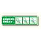 安全帯未着用防止ステッカー (371-53)