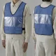 ポケット付差し込み式ベスト 本体のみ 青 (379-66) 青