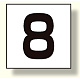 高所作業車標識 カッティング文字 8 (465-19)